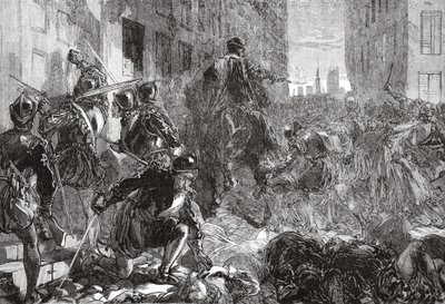 La nuit du massacre de la Saint-Barthélemy, illustration de L